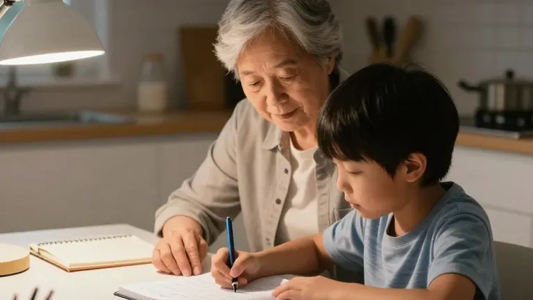 Illustration for: Older Caregivers Seek Help With School Portals, Tutoring and Homework